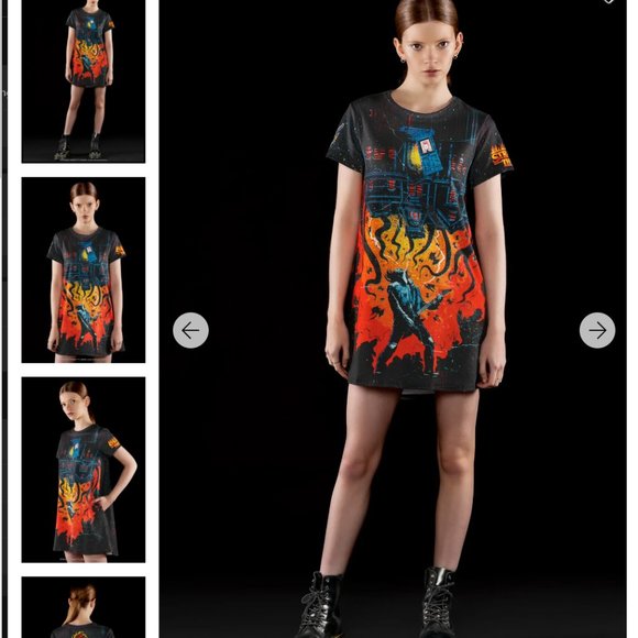 Blackmilk Dresses & Skirts - THE PIGGYBACK SWING TEE DRESS - LIMITED - Size S - Blackmilk